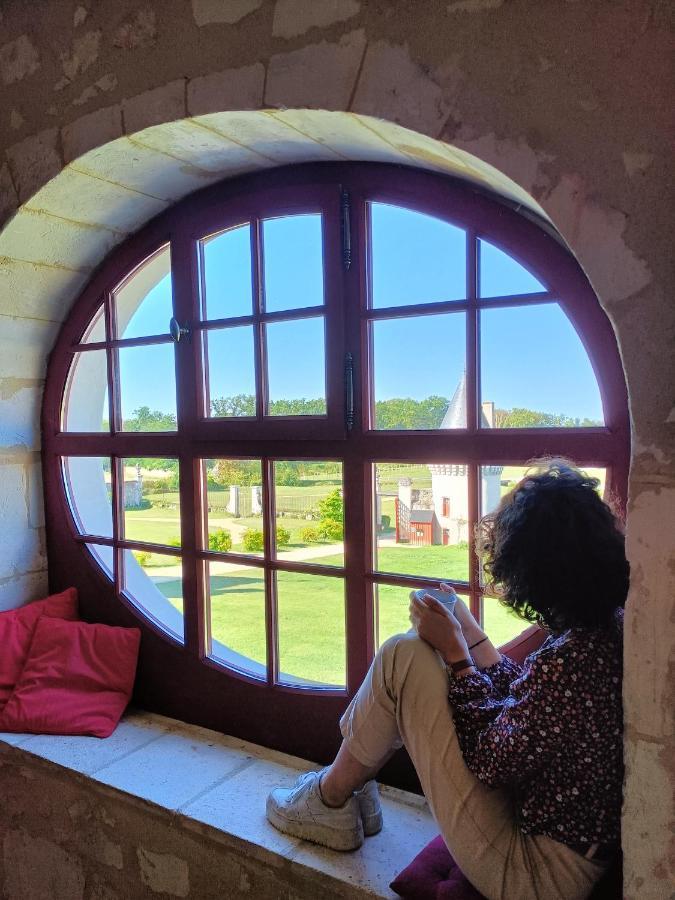Chambres D'Hotes Au Chateau De Gizeux Exteriör bild