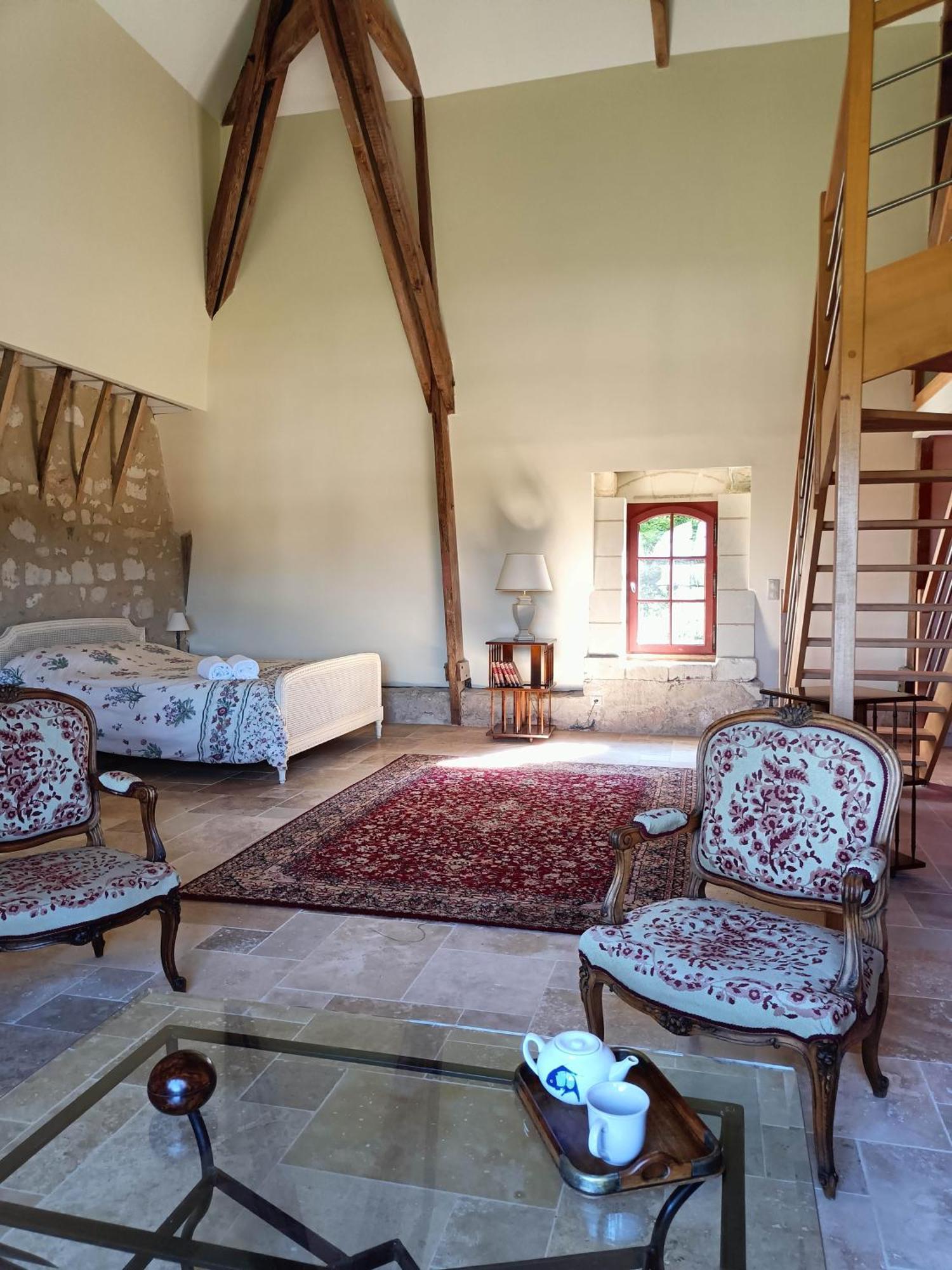 Chambres D'Hotes Au Chateau De Gizeux Exteriör bild